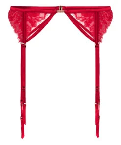 Hunkemöller Porte-jarretelles Noeki- Rouge -Hunkemoller Boutique 303241 5