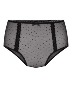 Hunkemöller Culotte Brésilienne Adeline Taille Haute- Noir 3 Hunkemöller Culotte Brésilienne Adeline Taille Haute- Noir -Hunkemoller Boutique 303519 5