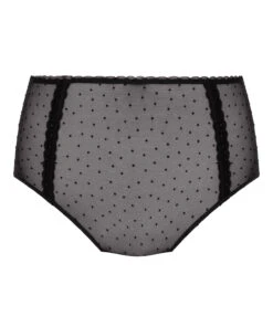 Hunkemöller Culotte Brésilienne Adeline Taille Haute- Noir 4 Hunkemöller Culotte Brésilienne Adeline Taille Haute- Noir -Hunkemoller Boutique 303519 6