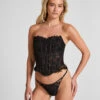 Hunkemöller String Jambe Haute Julia- Noir