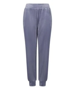Hunkemöller Pantalon De Jogging Velours- Bleu 3 Hunkemöller Pantalon De Jogging Velours- Bleu -Hunkemoller Boutique 303718 5 1