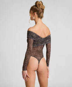 Hunkemöller Body Léopard Keisha- Noir -Hunkemoller Boutique 303829 4