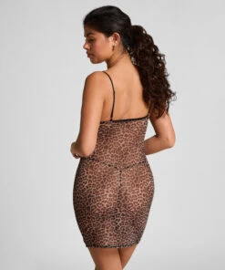 Hunkemöller Nuisette En Maille Léopard- Noir 2 Hunkemöller Nuisette En Maille Léopard- Noir -Hunkemoller Boutique 303868 4
