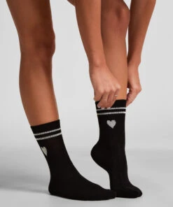 Hunkemöller Chaussettes Courtes En Coton- Noir
