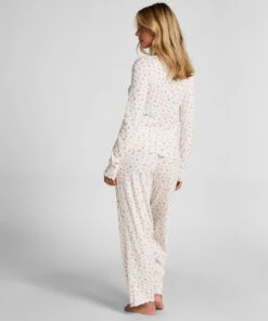 Hunkemöller Haut De Pyjama Côtelé- Blanc -Hunkemoller Boutique 304279 4