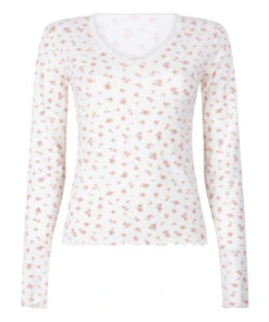 Hunkemöller Haut De Pyjama Côtelé- Blanc -Hunkemoller Boutique 304279 5