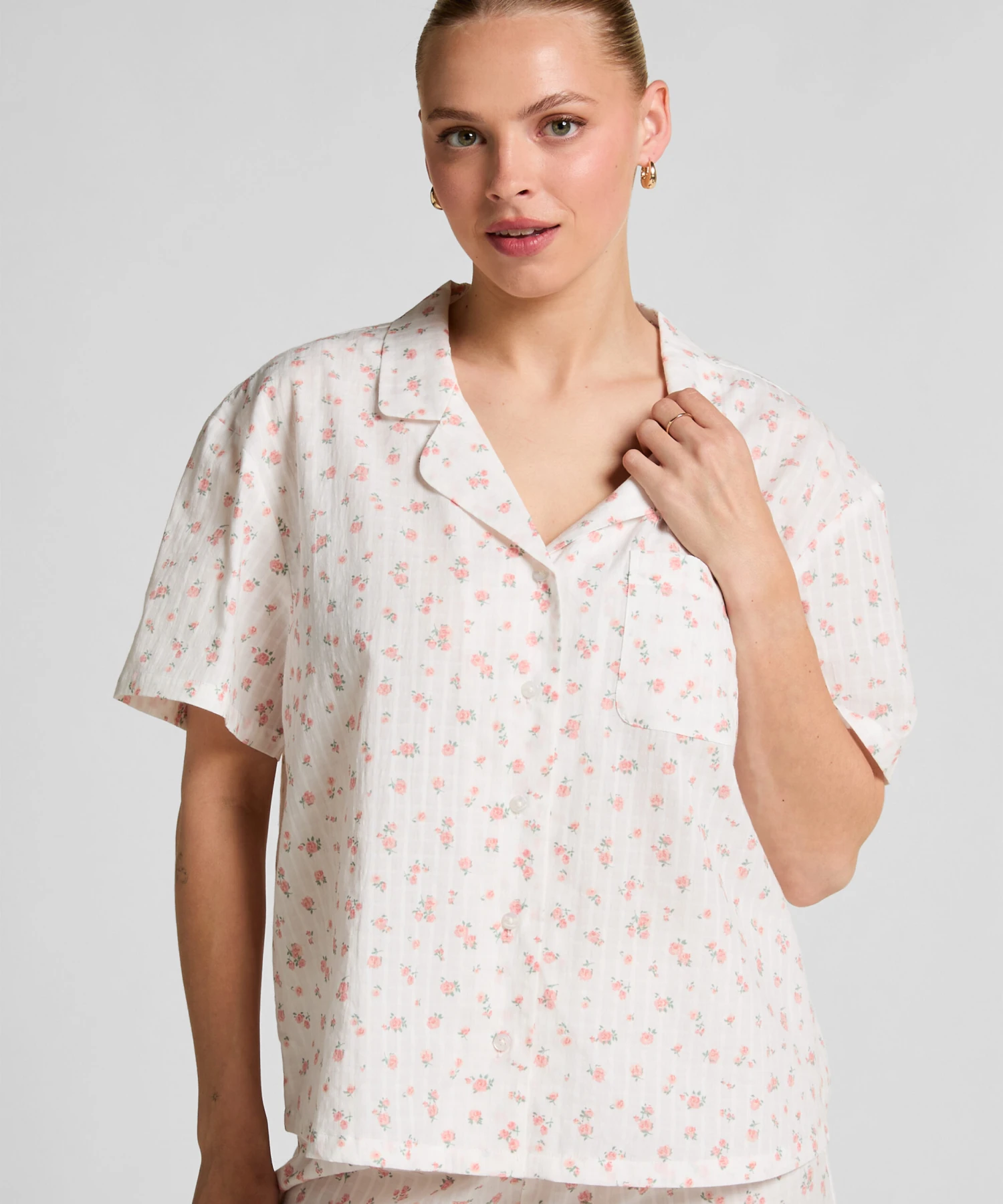 Veste de pyjama- Blanc Hunkemöller Veste De Pyjama- Blanc -Hunkemoller Boutique 304290 1 scaled