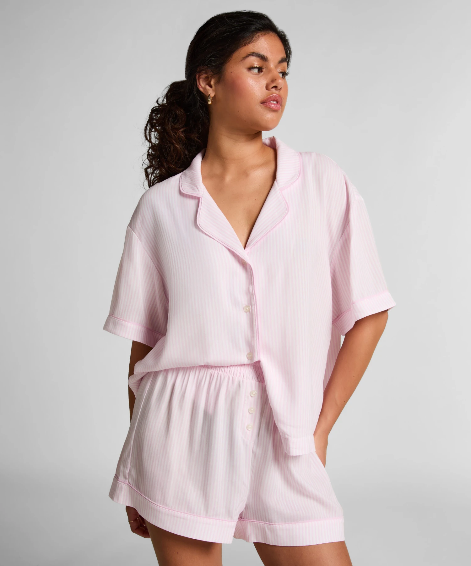 Veste de pyjama à manches courtes Hunkemöller Veste De Pyjama à Manches Courtes -Hunkemoller Boutique 304293 1 scaled