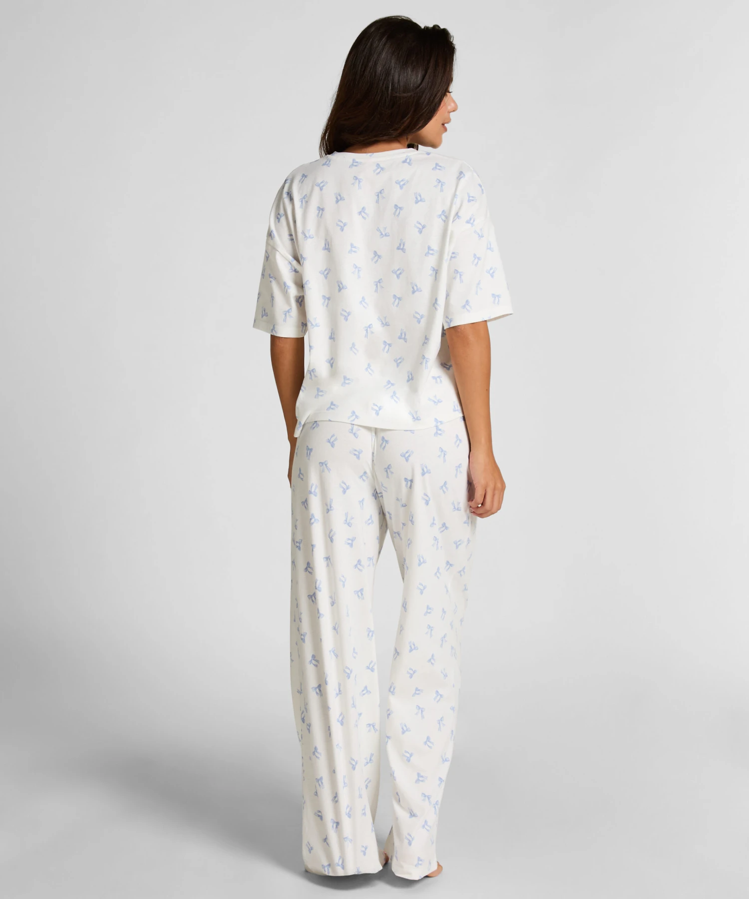 Pyjama Set Cotton Jersey Long- Blanc Hunkemöller Pyjama Set Cotton Jersey Long- Blanc -Hunkemoller Boutique 304827 4 scaled