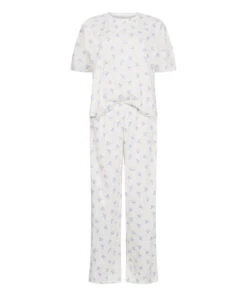 Hunkemöller Pyjama Set Cotton Jersey Long- Blanc 3 Hunkemöller Pyjama Set Cotton Jersey Long- Blanc -Hunkemoller Boutique 304827 5