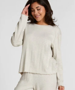 Hunkemöller Pyjama Top Loose Pointelle