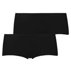 Hunkemöller Lot De 2 Boxer Kim Cotton- Noir -Hunkemoller Boutique 97284 5